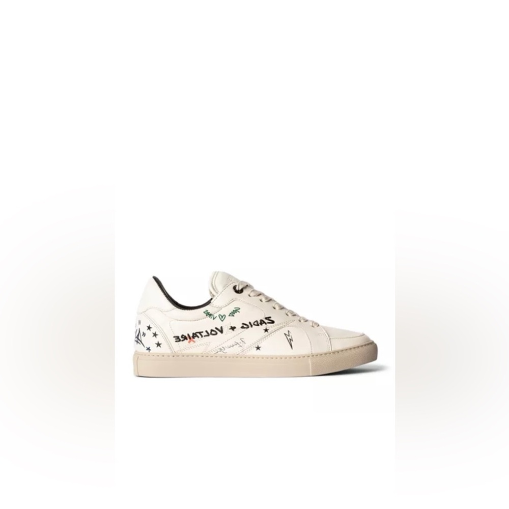 Zadig & Voltaire Cream Sneakers